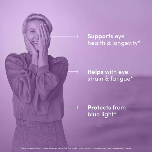 Vista 2 de Vital Peak® Provision Vitaminas para los ojos – Suplementos para la salud ocular – con arándano, luteína, zeaxantina y más vitaminas – Vegano, sin
