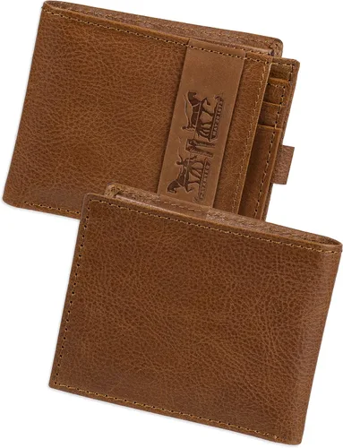 Vista 7 de Levis Billetera de RFID para hombre con funda extraíble para tarjetas color marrón talla única Bronceado talla única