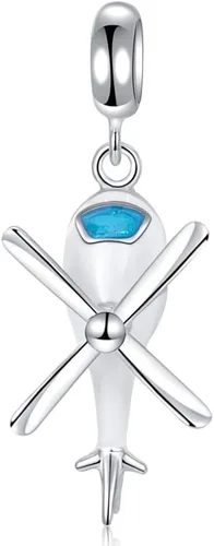 Vista 12 de Dijes de cuentas de plata de ley 925 que se ajustan a pulseras y collares Pandora, regalos de joyería para mujeres