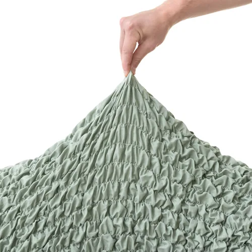 Vista 7 de PAULATO BY GA.I.CO. Funda otomana para puf, 1 pieza, de algodón elástico, para niños, funda protectora y suave, protector de muebles ecológico