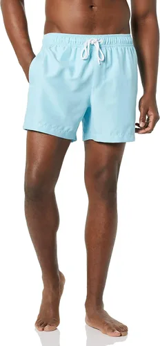 Vista 18 de Amazon Essentials Traje de baño para hombre con forro de malla, bolsillos, cierre de cordón