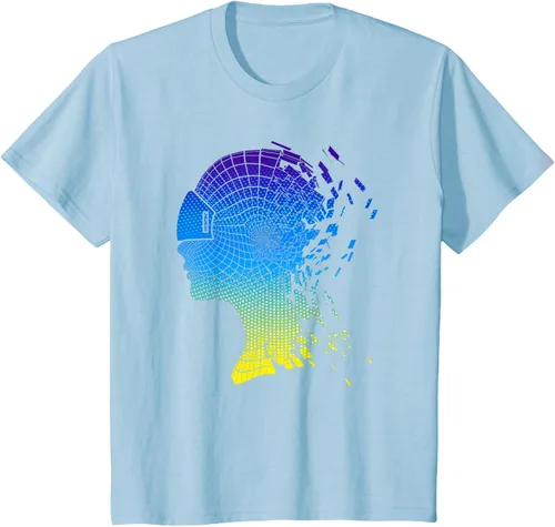 Vista 10 de Camiseta con diseño de auriculares de realidad virtual de VR Fans, Negro, S