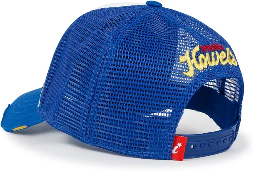 Vista 4 de ililily Gorra de béisbol vintage con bordado de Howels de alta calidad
