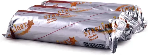 Vista 2 de 40 piezas de carbón vegetal para pipa de agua Starlight, St-100pk, Negro, 1
