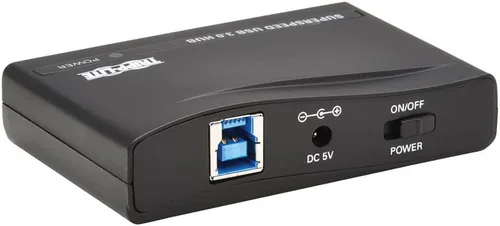 Vista 6 de Tripp Lite Mini Hub USB-A de 4 puertos - USB 3.2 Gen 1, hasta 5 Gigabits por segundo, Plug and Play no necesita software, adaptadores de enchufe