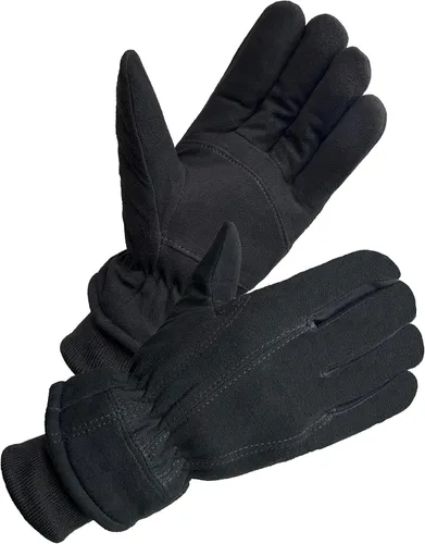 Vista 11 de SKYDEER Super Soft and Warm Winter Gloves with Deersplit Leather Suede and 3M Thinsulate Insulation for Cold Weather SD5176T