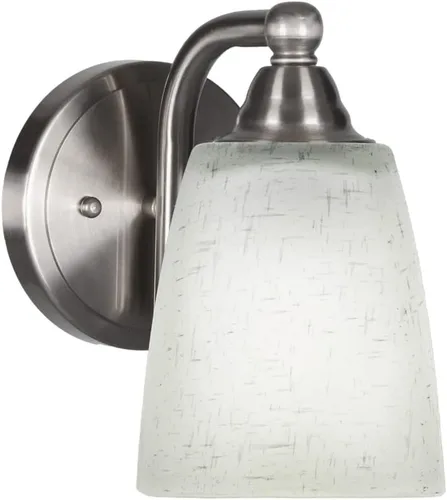 Vista 78 de Toltec Lighting Paramount - Aplique de pared de 1 luz, lámpara de pared para interiores, regulable, compatible con LED de base media, acabado
