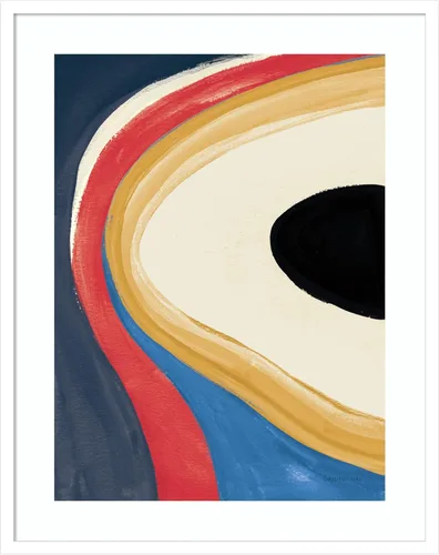Vista 16 de Amanti Art Framed Wall Art Print 21x17 In the Groove II Retro by Danhui Nai, Abstract Wall Art, Modern Contemporary Decor, Small Poster Painting