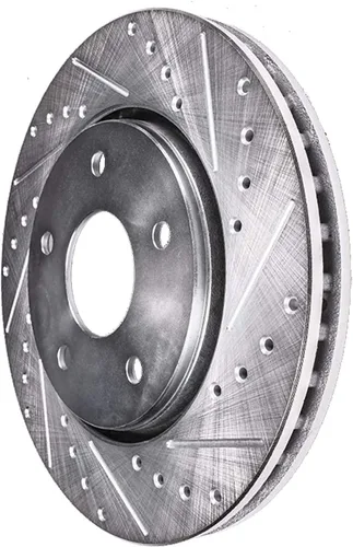 Vista 344 de Detroit Axle - Rotores de freno delantero para 04-13 Mazda 3 Rotores de frenos de disco 06-15 Mazda 5 Reemplazo: Rotor regular delantero de 11.81