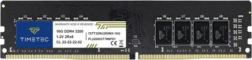 Vista 26 de Timetec Pinnacle Konduit 8GB DDR4 3200MHz PC4-25600 CL16-18-18-38 XMP2.0 Overclocking 1.35V Compatible para AMD e Intel Módulo de memoria RAM