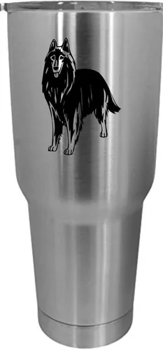 Vista 271 de Cairn Terrier - Vaso grabado con temática de perro, 30 onzas