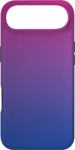 Vista 27 de Funda degradada con diseño de bandera de Bisexual Pride para iPhone 17, color rosa, morado, azul
