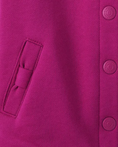 Vista 3 de Gymboree Chaqueta de otoño Varsity bordada para niñas y niños pequeños