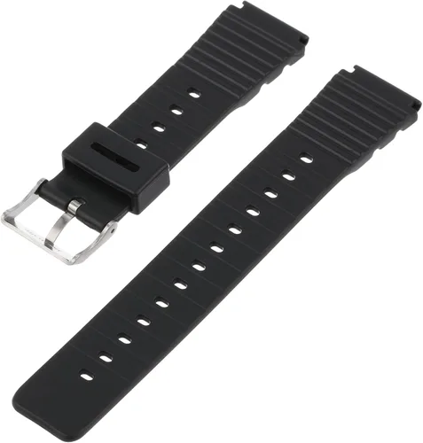 Vista 2 de Voguestrap TX20G5 Allstrap 0.787 in Negro Longitud regular Compatible con Casio y otros relojes deportivos, Negro