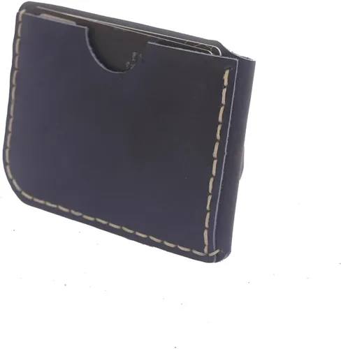 Vista 42 de Leather Card Holder Wallet, Compact Design with Slots for Cards and Cash (light brown)