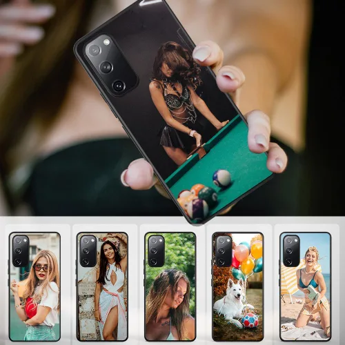 Vista 6 de Funda de teléfono de 5 piezas compatible con Samsung Galaxy S20 FE 5G Sublimación en blanco para Galaxy S20 FE con espacios en blanco imprimibles