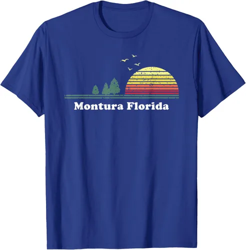 Vista 22 de Vintage Montura, Florida Sunset - Camiseta con impresión de recuerdo