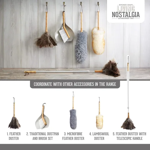Vista 6 de KitchenCraft Living Nostalgia - Juego de recogedor y cepillo (6.3 x 4.3 x 5.5 in)