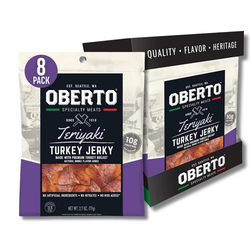 Vista 9 de Oberto Specialty Meats Original Beef Jerky, 2.7 onzas (paquete de 8)