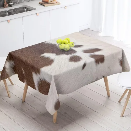 Vista 39 de Mantel azteca suroeste, diseño étnico tribal geométrico, estilo vintage, bohemio, elegante, lavable, para comedor, cocina, granja, fiesta