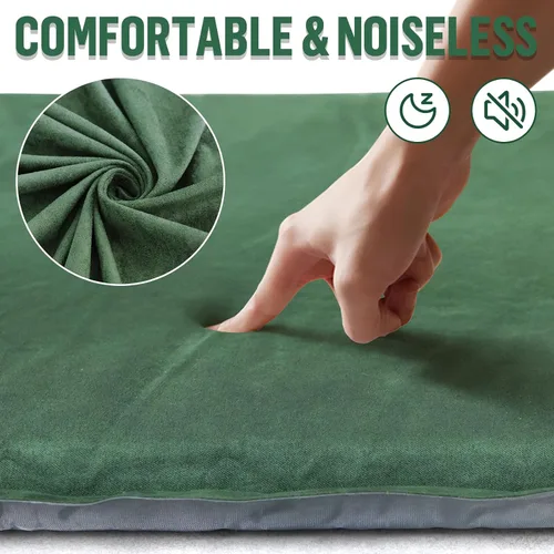 Vista 3 de Night Cat Almohadilla de dormir autoinflable: colchón de camping de espuma viscoelástica individual para senderismo - Cómoda alfombra de camping