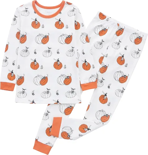 Vista 24 de Owlivia Conjunto de pijama para niños pequeños de 12 meses a 8 años Conejo A-gris