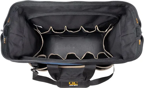 Vista 8 de CLC Work Gear PB1553 - Bolsa de herramientas para contratistas con base moldeada de 19 pulgadas