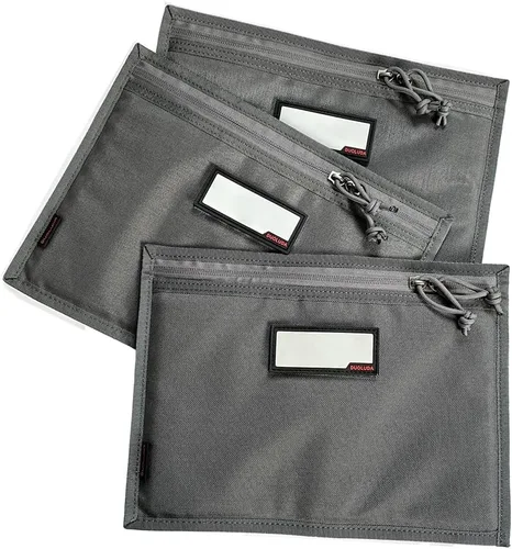Vista 6 de Paquete de 3 fundas para pistola, funda suave para pistola táctica, bolsa de almacenamiento para caza, campo de tiro, deportes, 4 parches