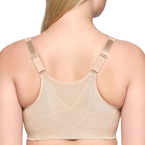 Vista 2 de Sostén Glamorise de mujer, tamaño plus, postura mágica elevada, apoyo de espalda, negro, 48I