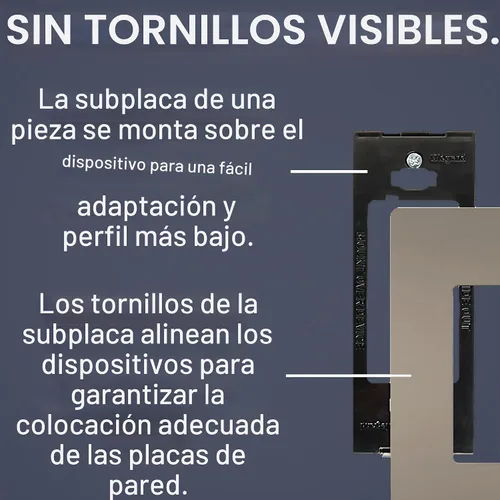 Vista 2 de Pass & Seymour RWP26WCC10 - Plato de pared, plástico, 0.04 onzas (1 gramo), color blanco, RWP26NICC6