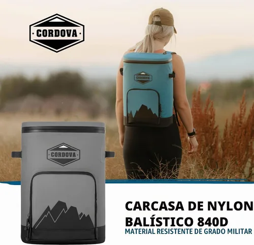 Vista 6 de Cordova Outdoors Mochila Backcountry Class con enfriador suave, bolsa térmica aislada, con aislamiento de espuma, duradera, protección UV