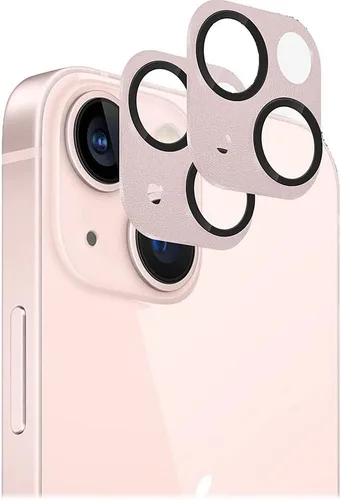 Vista 7 de SAHARA ZeroDamage ZD00049 - Protector de lente de cámara de vidrio flexible HD para iPhone 13 Pro y Pro Max (paquete de 2), color negro