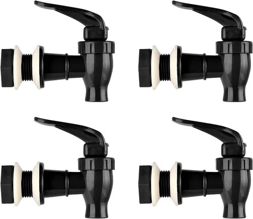 Vista 8 de Brio Válvula de repuesto para dispensador de agua, paquete de 4 grifos enfriadores para dispensadores de bebidas, vajillas, refrigeradores y más