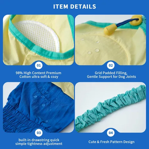 Vista 2 de Mangas protectoras de codo de perro resistentes al agua para patas