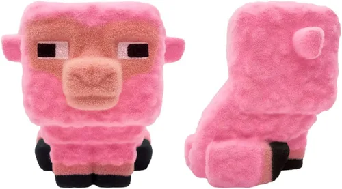 Vista 8 de Minecraft Mighty Mega Squishme (Abeja Cozie) Officially Licensed Minecraft Movie collectible. Soft slow-rise foam squishy, about 8 inches, with a