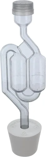 Vista 5 de Home Brew Ohio Doble burbuja Airlock con tapón de goma 6.5 (juego de 2)