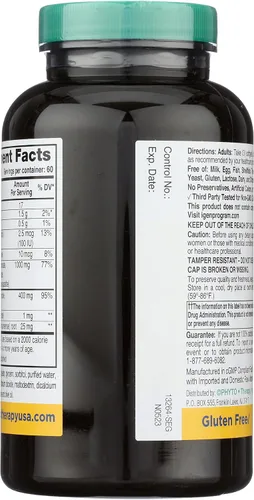 Vista 2 de Calcio líquido con cápsulas blandas de magnesio, 1000 mg, 180