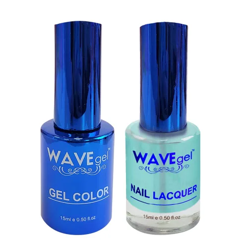 Vista 14 de WAVEGEL - Juego dúo de gel y esmalte de uñas a juego - Colección Royal - #001 ¡Blanco sobre blanco! I 0.5 onzas