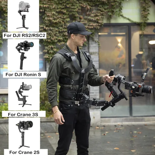 Vista 4 de DF DIGITALFOTO THANOS-SE Sistema de Chaleco de Soporte, Kit de Cineastas Gimbal SteadyCam Axis Compatible con DJI RS4/RS 4 Pro/RS2/RS 3 PRO Mini
