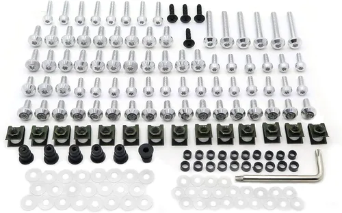 Vista 10 de MT215-020 - Kit completo de pernos de carenado para motocicleta Gloden Sportbike