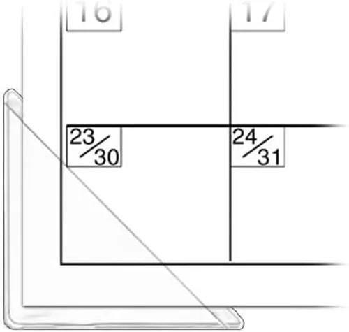 Vista 5 de StoreSMART® - Esquinas de calendario - Plástico transparente - PE1336DCL (paquete de 4)