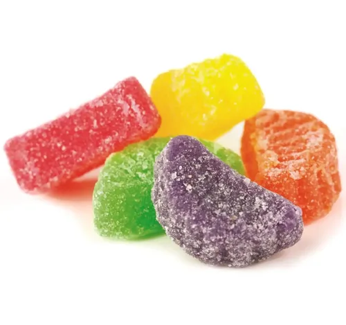 Vista 21 de NY Spice Shop Rebanadas de fruta de manzana – 1 libra de sabor cítrico masticable de gelatina de fruta de caramelo – Manzanas en rodajas a