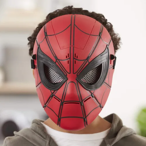 Vista 4 de Máscara Spider FX de Spider-Man de Marvel Lejos de casa para juego de rol – Juguetes de máscara de Super Héroe