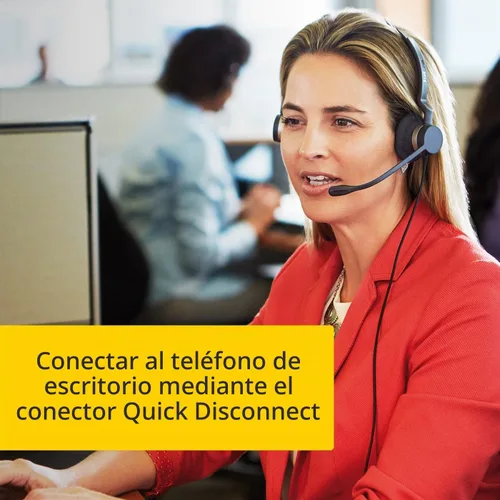 Vista 4 de Jabra Biz 2300 USB Duo Auriculares profesionales con cable para centro de llamadas