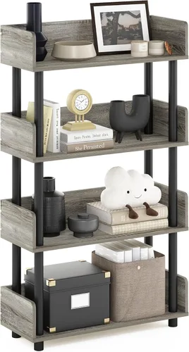 Vista 50 de Furinno Turn-N-Tube Organizador de encimera de cocina, estante organizador de encimera de esquina de 2 niveles, estante esquinero, para cocina