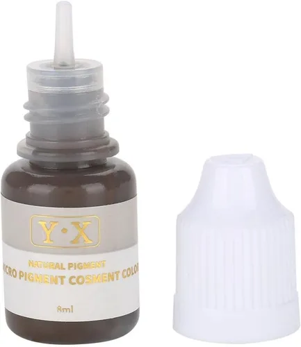 Vista 8 de Semme Tinta de tatuaje, botella de 0.3 fl oz, tinta de tatuaje semipermanente profesional, tinta de pigmento microblading, maquillaje