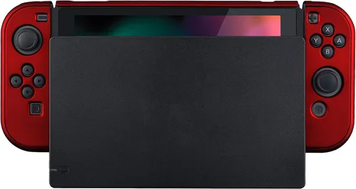 Vista 7 de eXtremeRate PlayVital - Carcasa trasera para consola Nintendo Switch, controlador de mano NS Joycon protector separable, carcasa dura, funda