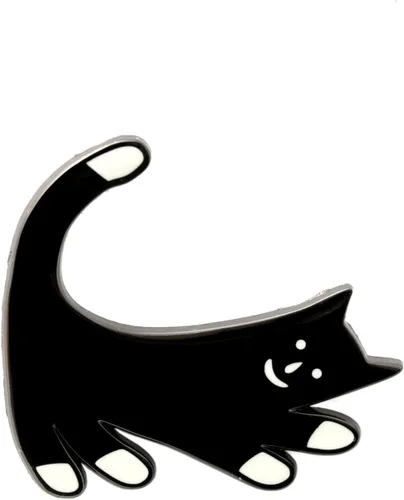 Vista 5 de FCFD Black Cat Enamel Pins Best Cat Brooch and Lapel pins for men and women Black Cat Pins