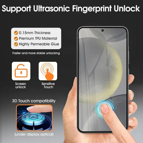 Vista 3 de Paquete de 3 protectores de pantalla de TPU suave para Samsung Galaxy A13