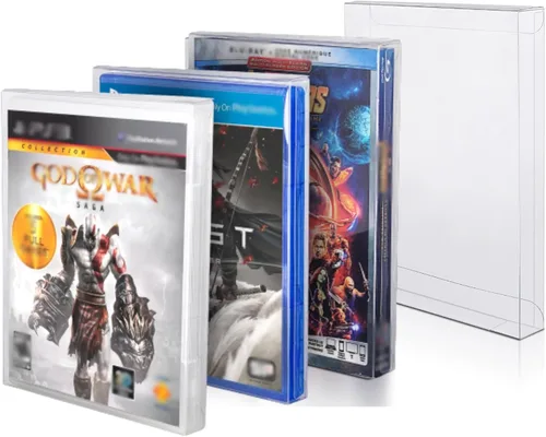 Vista 11 de EVORETRO Protector de caja de juegos para Sega CD, Saturn y Sony PS1 Longbox Games – 0.016 in de grosor a granel bolsas de juegos de cajas